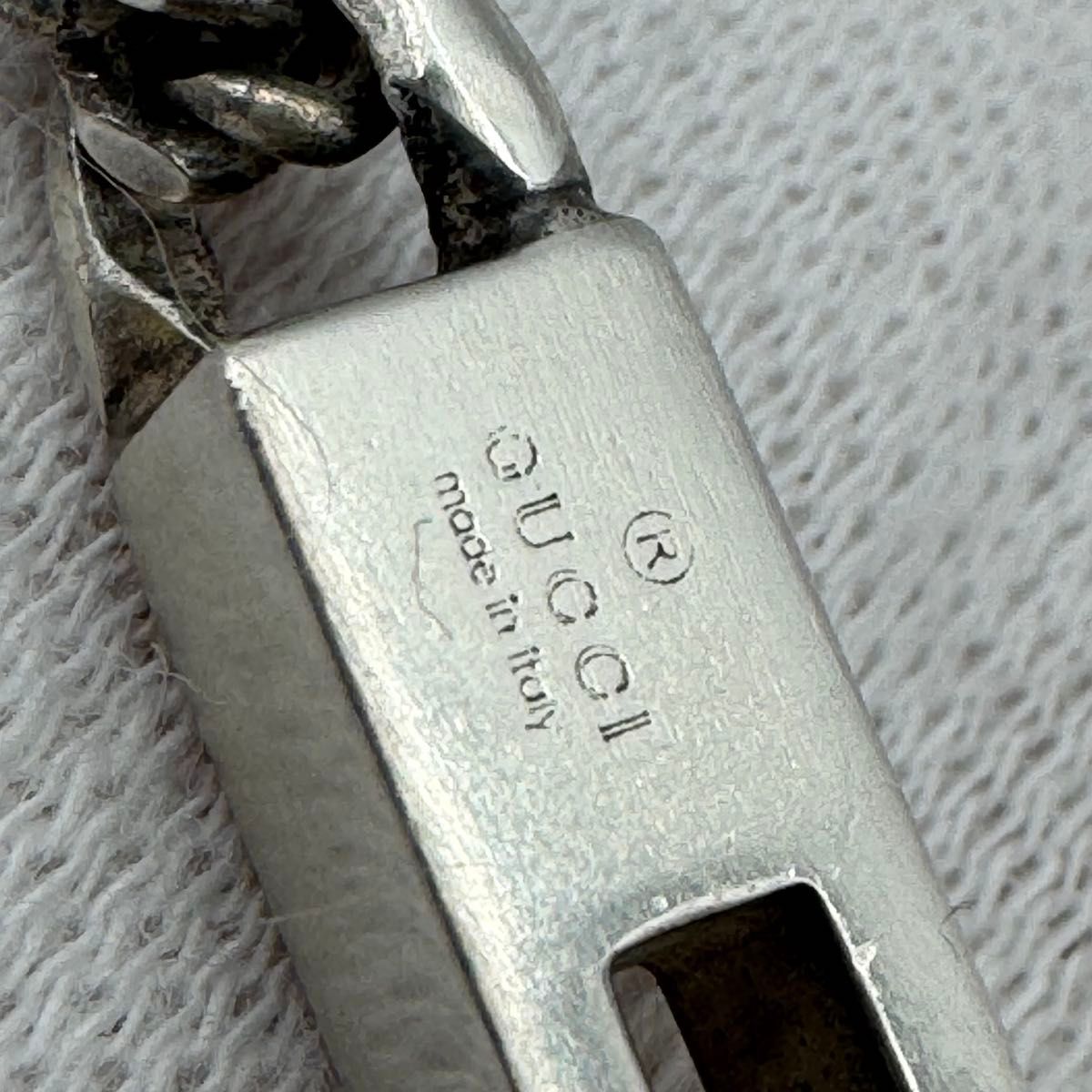 GUCCI カットアウトGバー喜平チェーンブレスレット GUCCI b556 GUCCI グッチ カットアウト G 喜平 ブレスレット 925 g