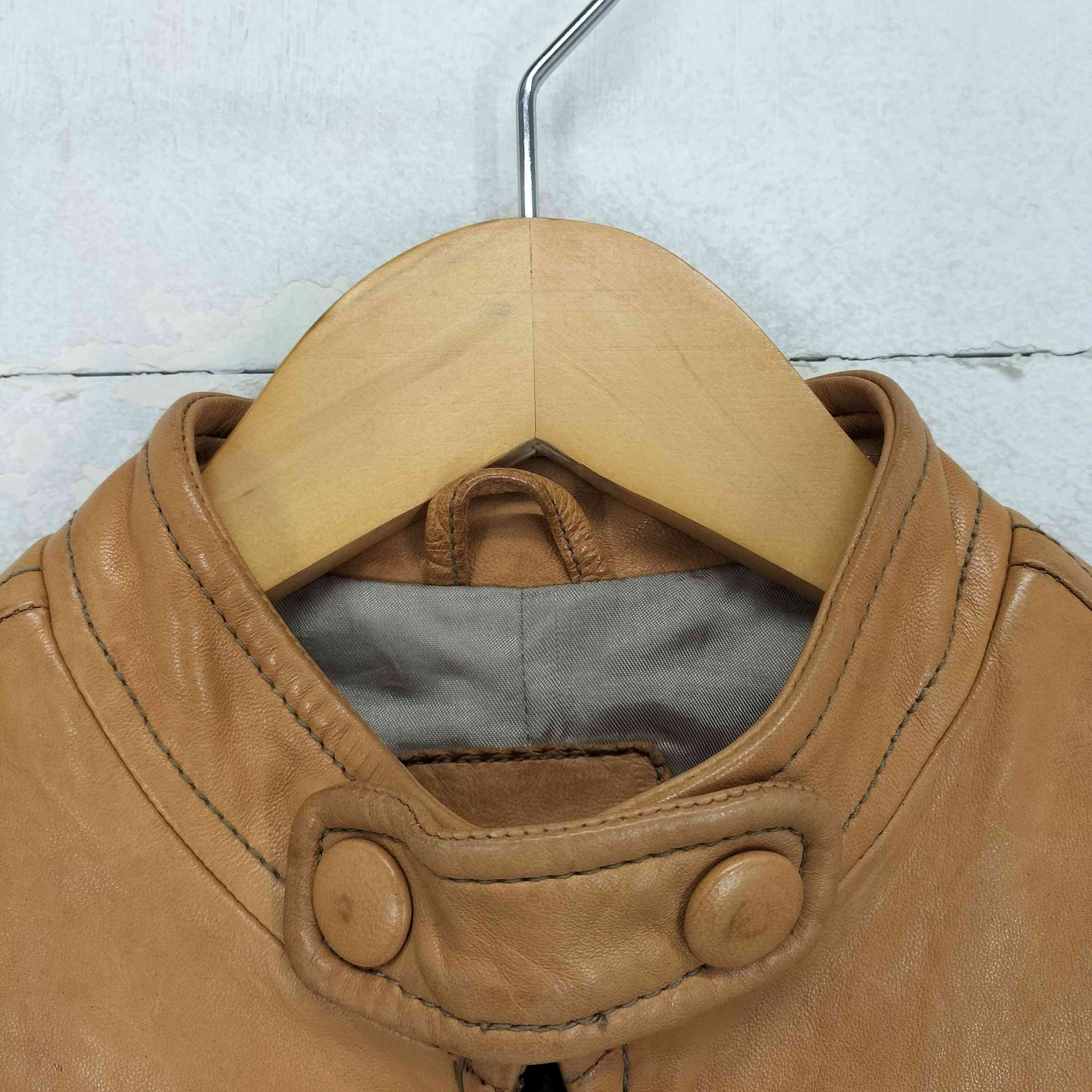 バナナリパブリック 割引 BANANA REPUBLIC ラムレザーシングル