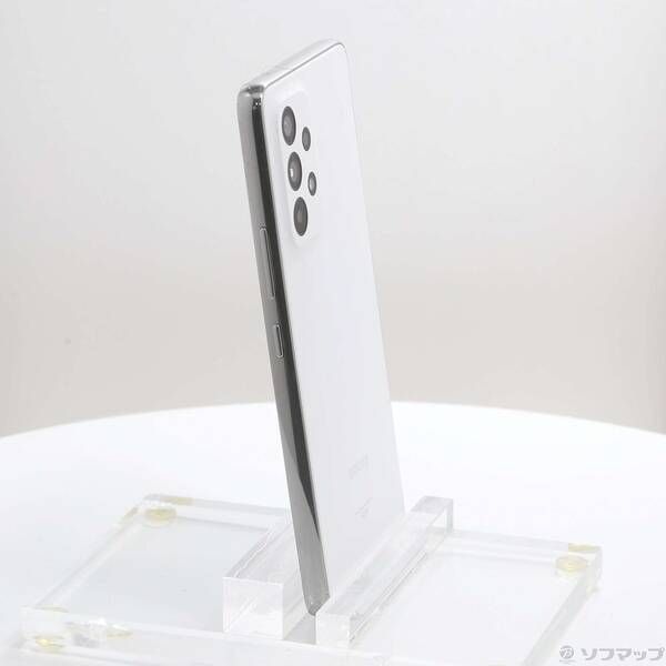 中古品〕 Galaxy A53 5G 128GB オーサムホワイト SCG15 au SIMフリー