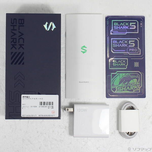 中古品〕 Black Shark 5 128GB ブラック SHARK PAR-H0 SIMフリー【349