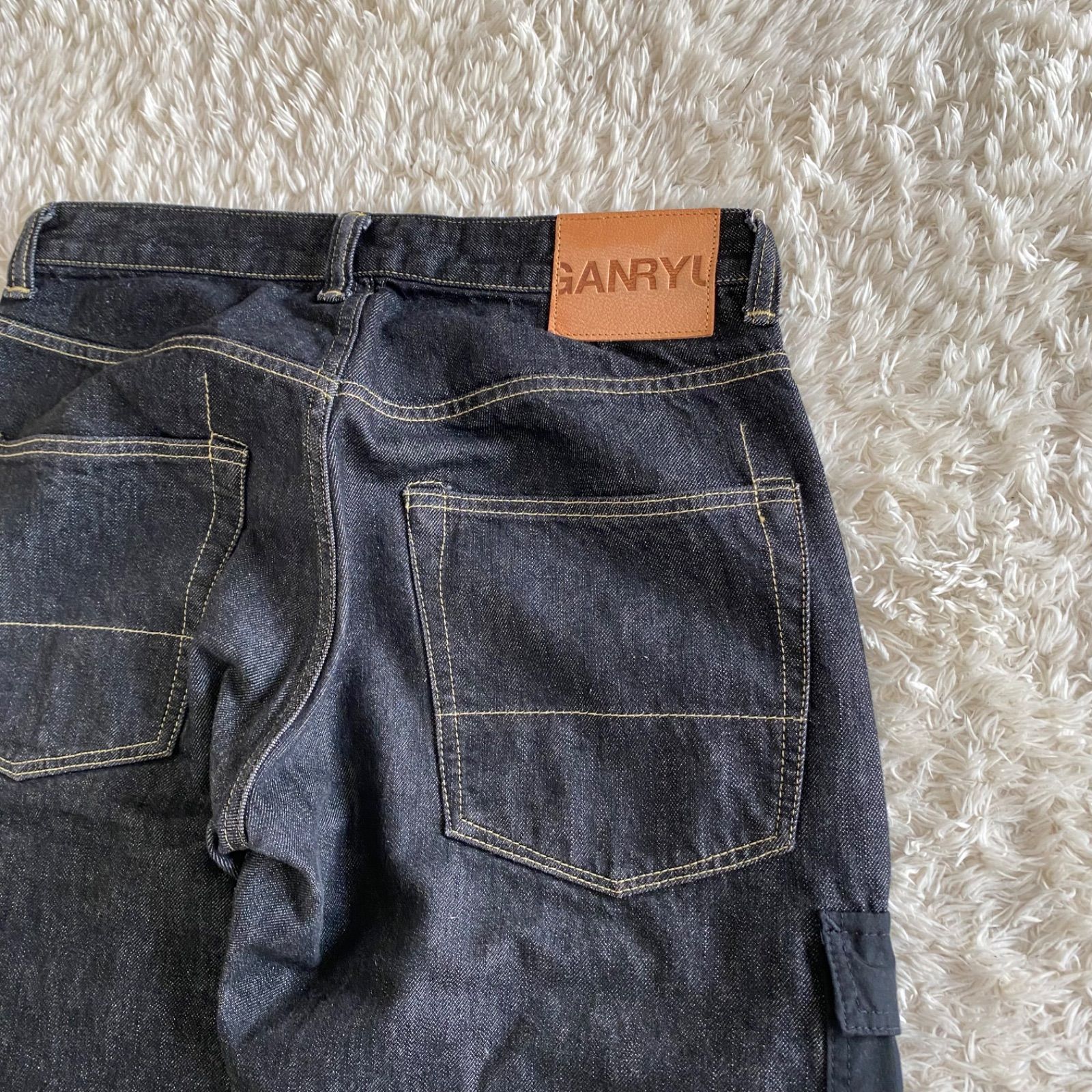 GANRYU COMME des GARÇONS 希少 AD2014 未使用級！COMME des GARCONS GANRYU ガンリュウ デニムパンツ