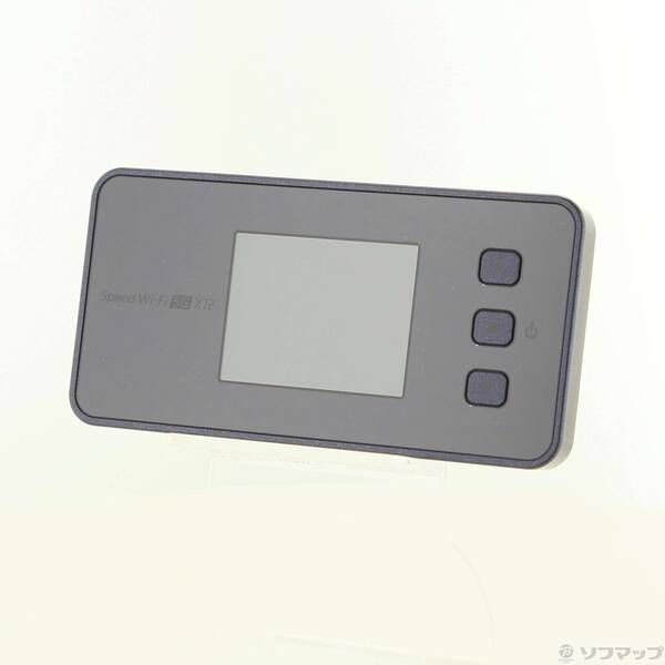 中古品〕 Speed Wi-Fi 5G X12 NAR03SKU シャドーブラック SIMフリー