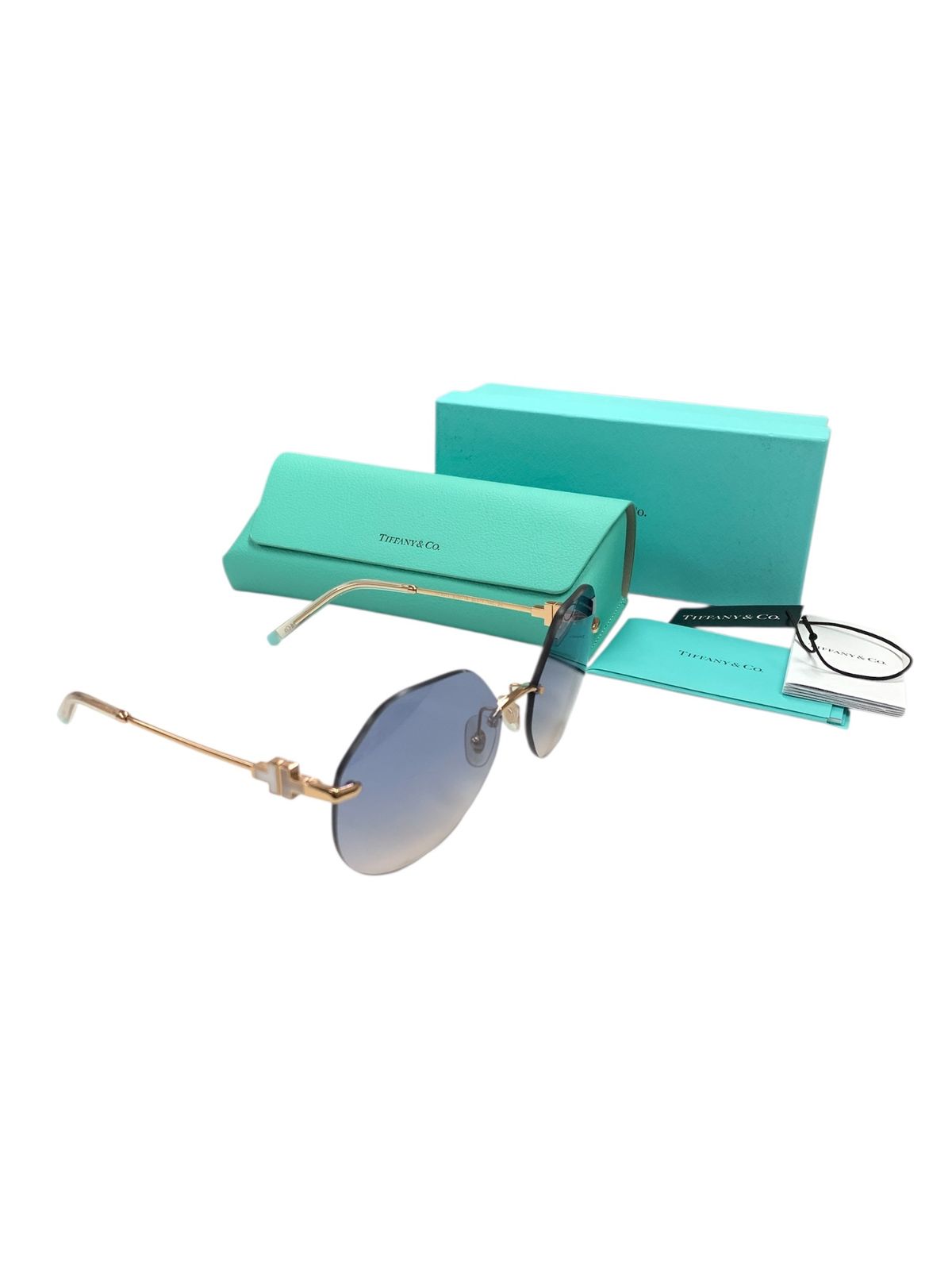 ティファニー New Women Sunglasses TF3077 6160/16 サングラス ゴールド リムレス ティアドロップ 2021 ITYJQK0489OW ティファニー New Women Sunglasses TF3077 6160/16 サングラス