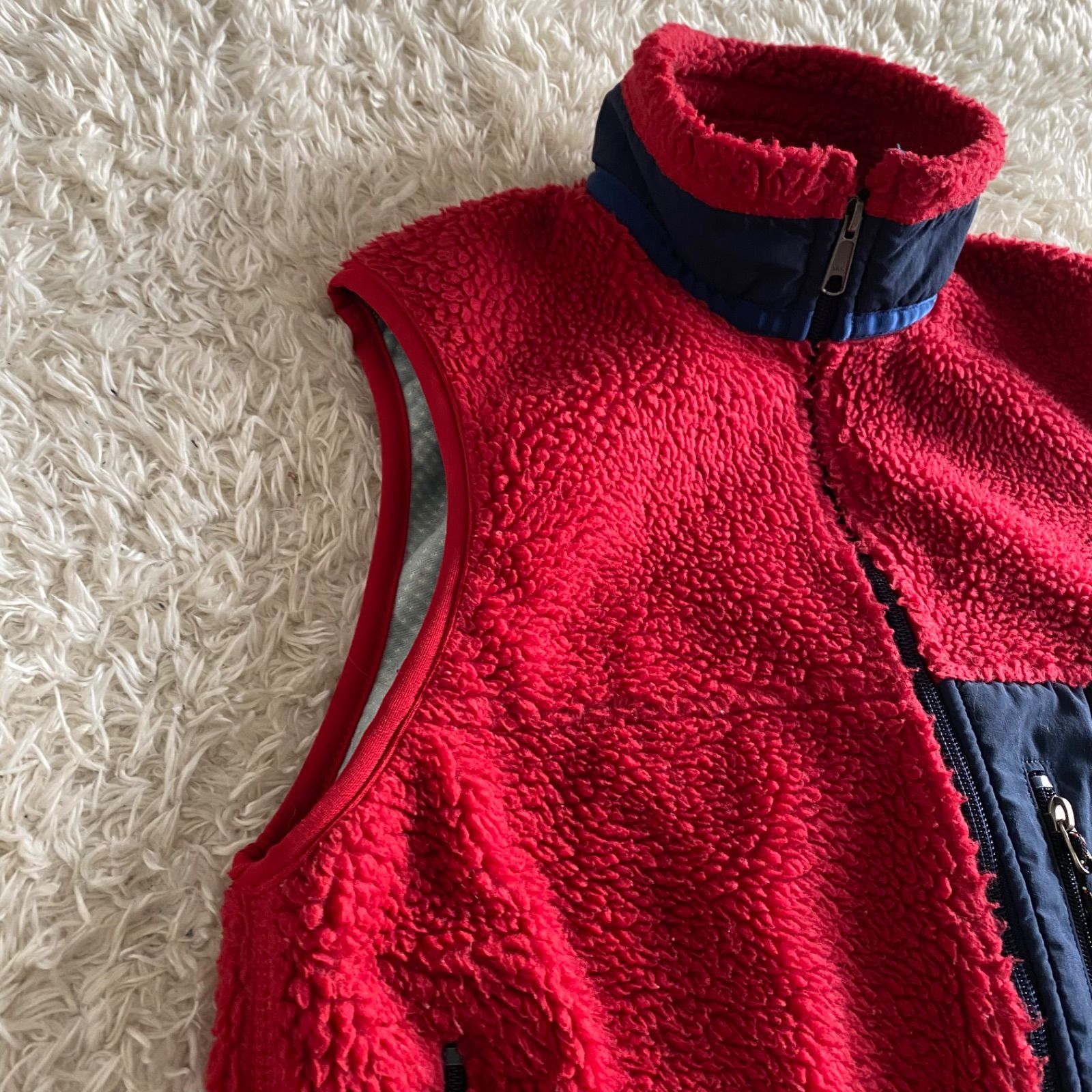99年製 patagonia パタゴニア レトロx フリースベスト USA製 レッド
