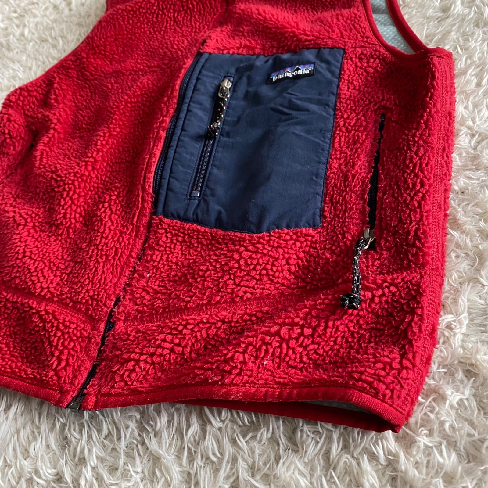 99年製 patagonia パタゴニア レトロx フリースベスト USA製 レッド 