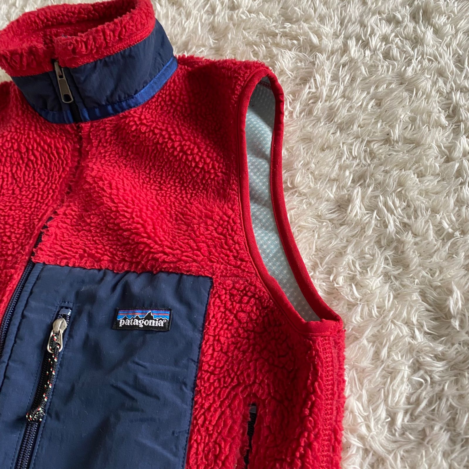 99年製 patagonia パタゴニア レトロx フリースベスト USA製 レッド
