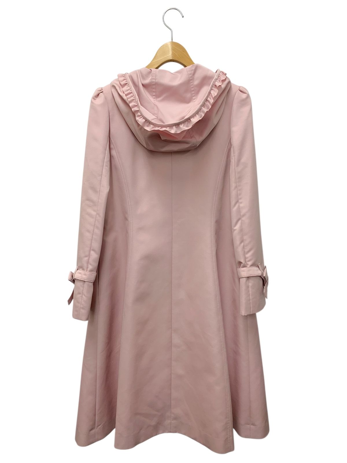 エムズグレイシー ライナー付 フリル フーディーコート カメリア 羽織 40 エムズグレイシー ライナー付 フリル フーディーコート カメリア 羽織 40