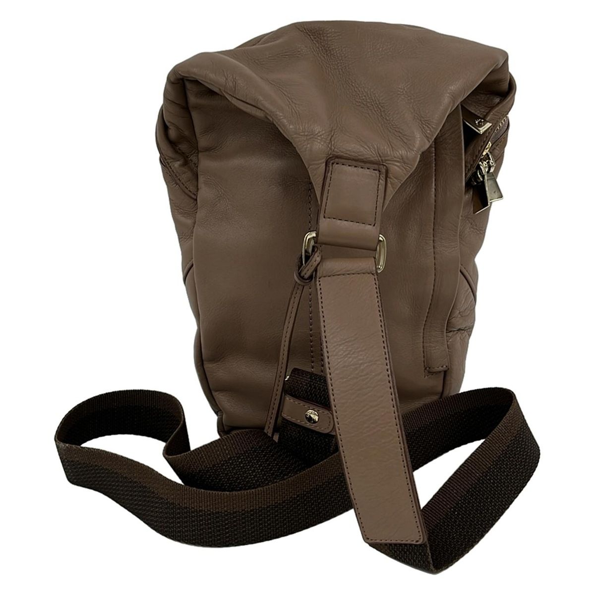 aniary(アニアリ) ワンショルダーバッグ美品 - ブラウン レザー - メルカリ