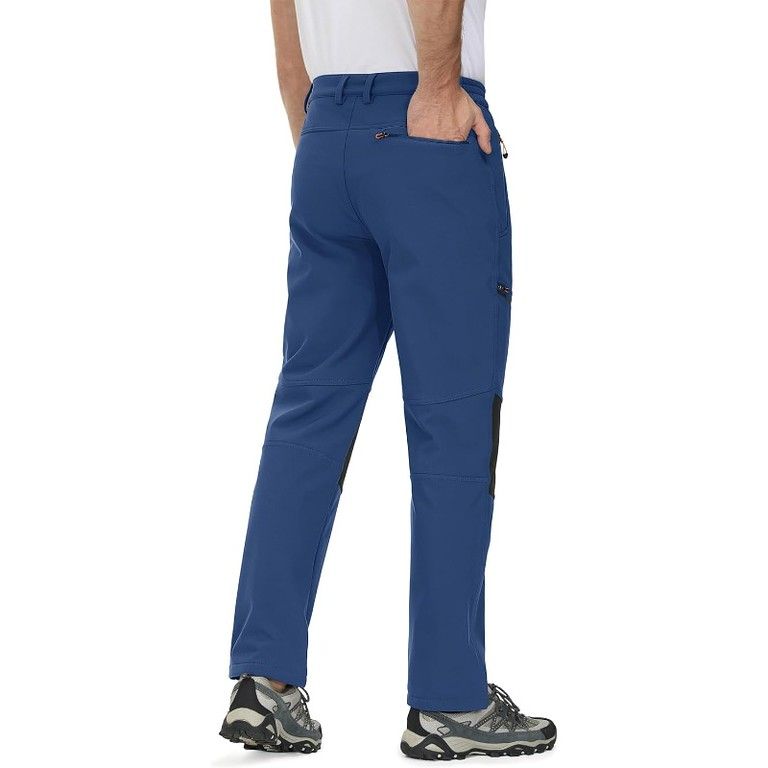  防風保温 アウトドアパンツ メンズ 裏起毛 登山 スキー 作業着に 耐久撥水＆調整 ウエスト 冬用高機能トラウザー MAGCOMSEN ピクニックシート ヘッドライト パンツ ズボン ボトムス