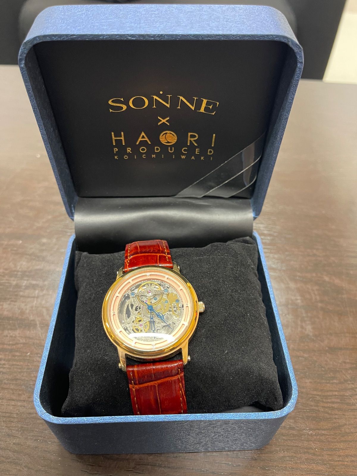稼働品】SONNE×HAORI 限定コラボ 自動巻き スケルトンウォッチ - メルカリ