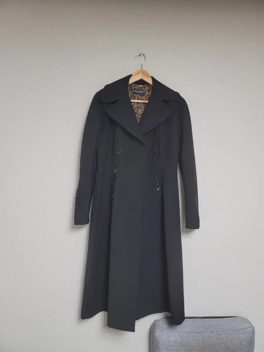 ドルチェ＆ガッバーナ ブラック ロング コート 42 - メルカリ