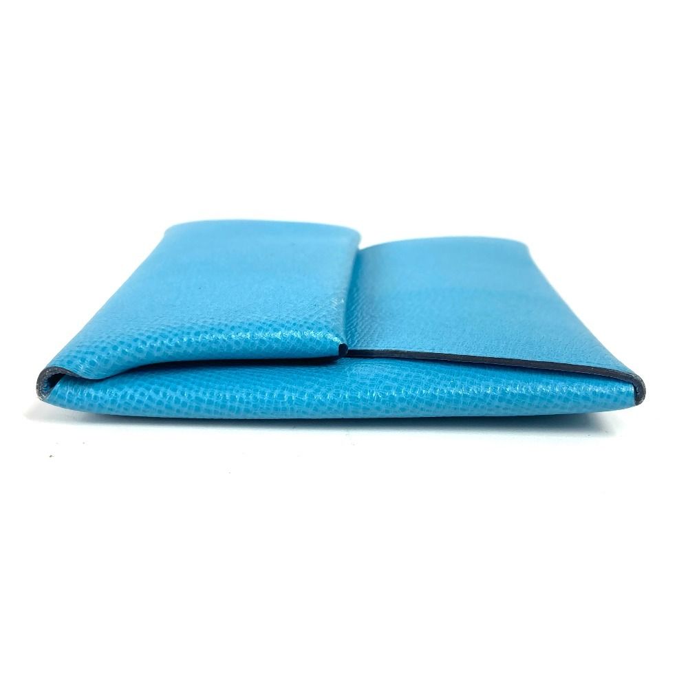 HERMES エルメス コインケース バスティア レザー ブルー - メルカリ