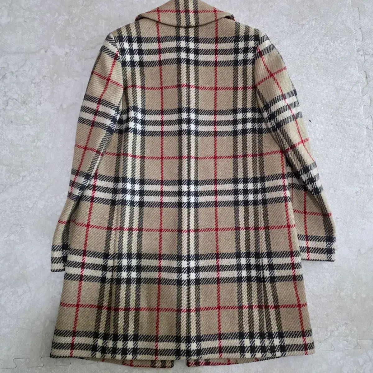 BURBERRY バーバリー 正規品 ノヴァチェック ウール コート - メルカリ