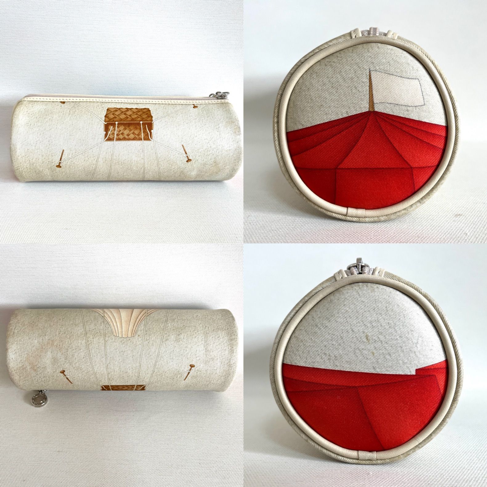 BVLGARI ブルガリ 筒形 コスメポーチ 小物入れ 気球デザイン - メルカリ