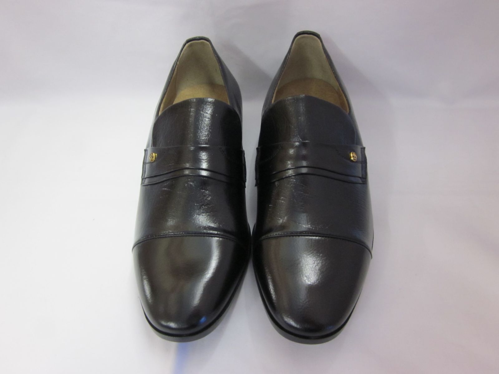 紳士靴 メンズシューズ 革靴 本革 日本製 NORDINI 1120 軽量 幅広 ストレートチップ スリッポン ビジネスシューズ 4 E 柔らか ゆったり 牛革 オーストサイド 黒 ブラック 26 5㎝