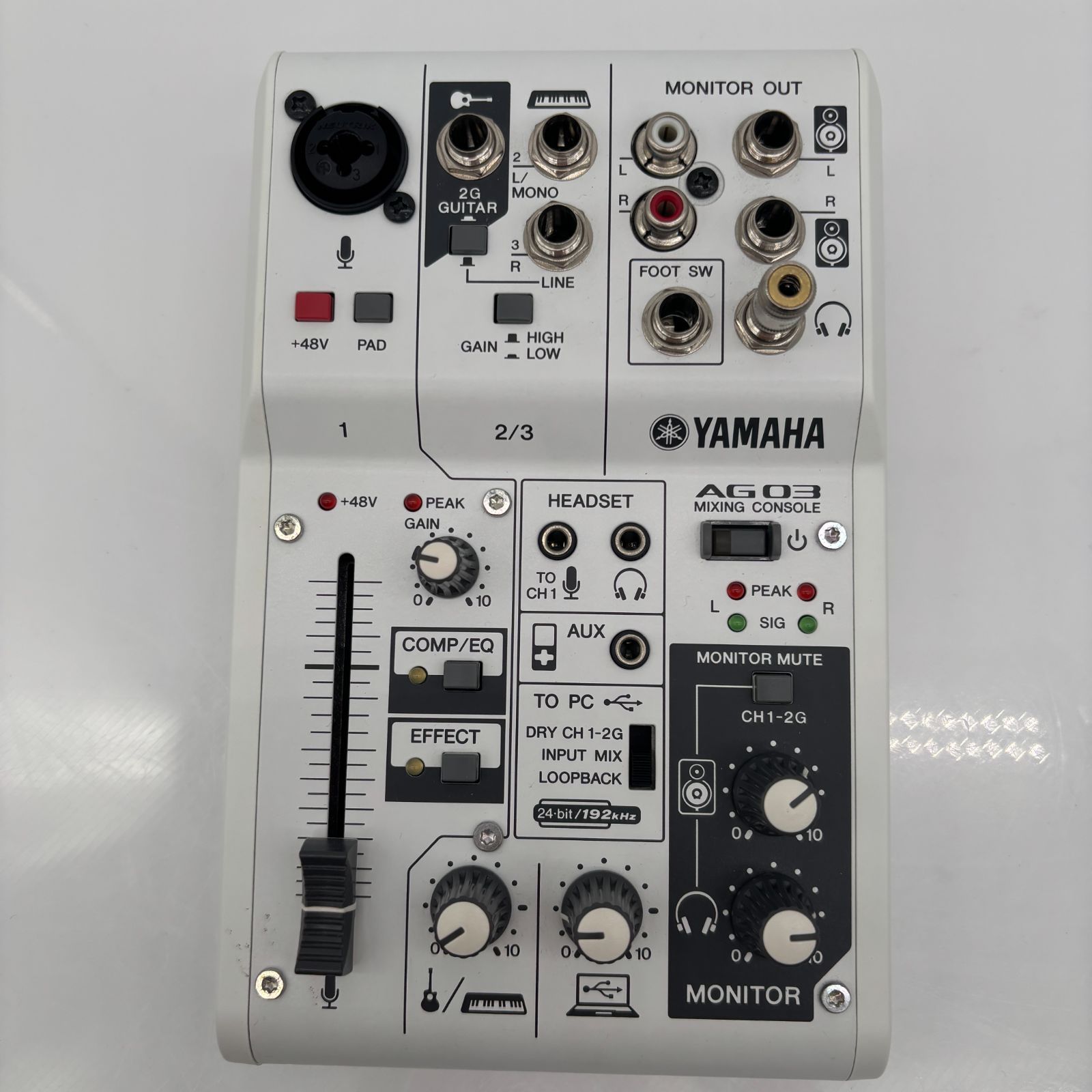 【中古・完動品】YAMAHA AG03 オーディオインターフェイス 中古・美品】YAMAHA AG03 オーディオインターフェイス - メルカリ