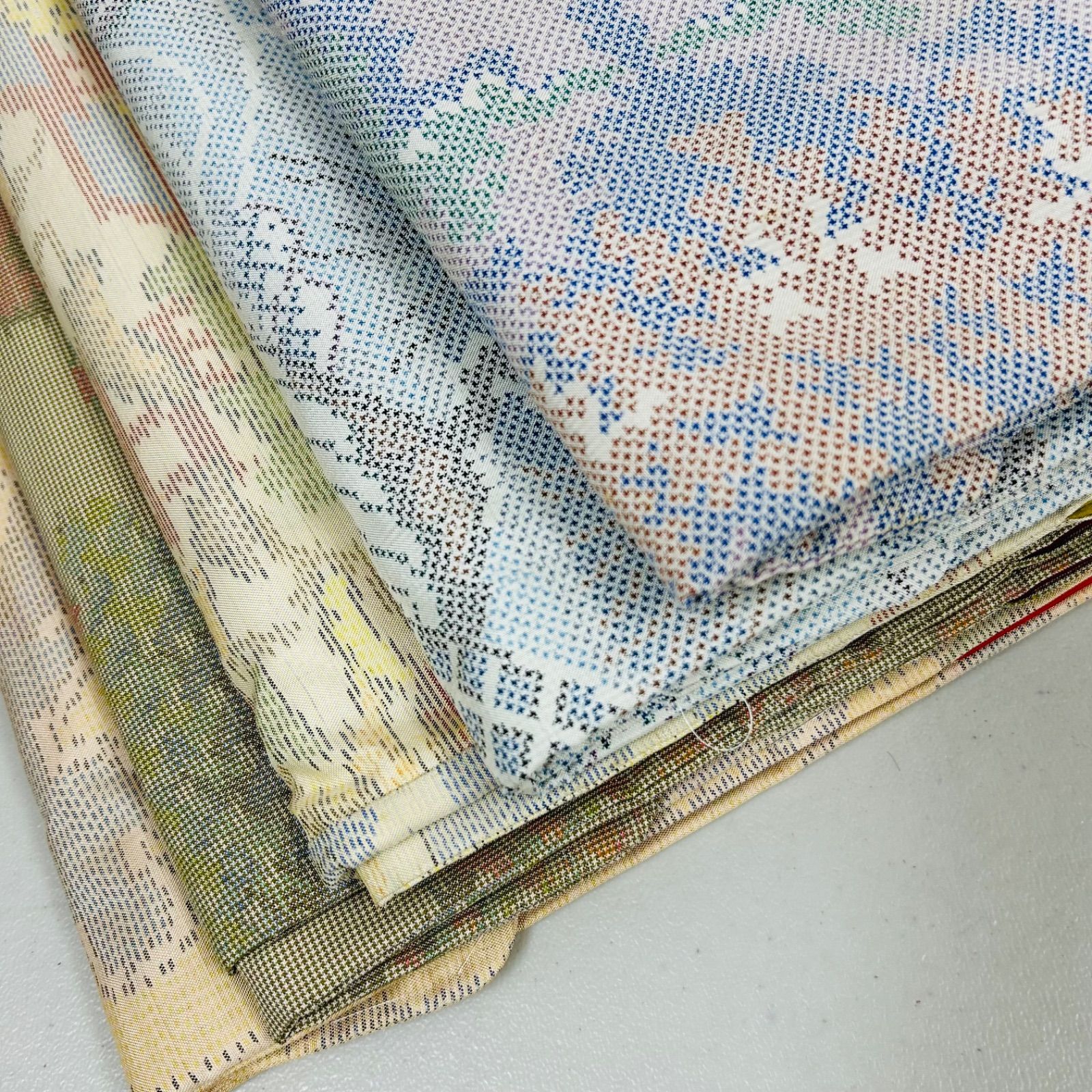 大島紬 着物 正絹 5着 着物まとめ売り リメイク材料 m-752 - メルカリ