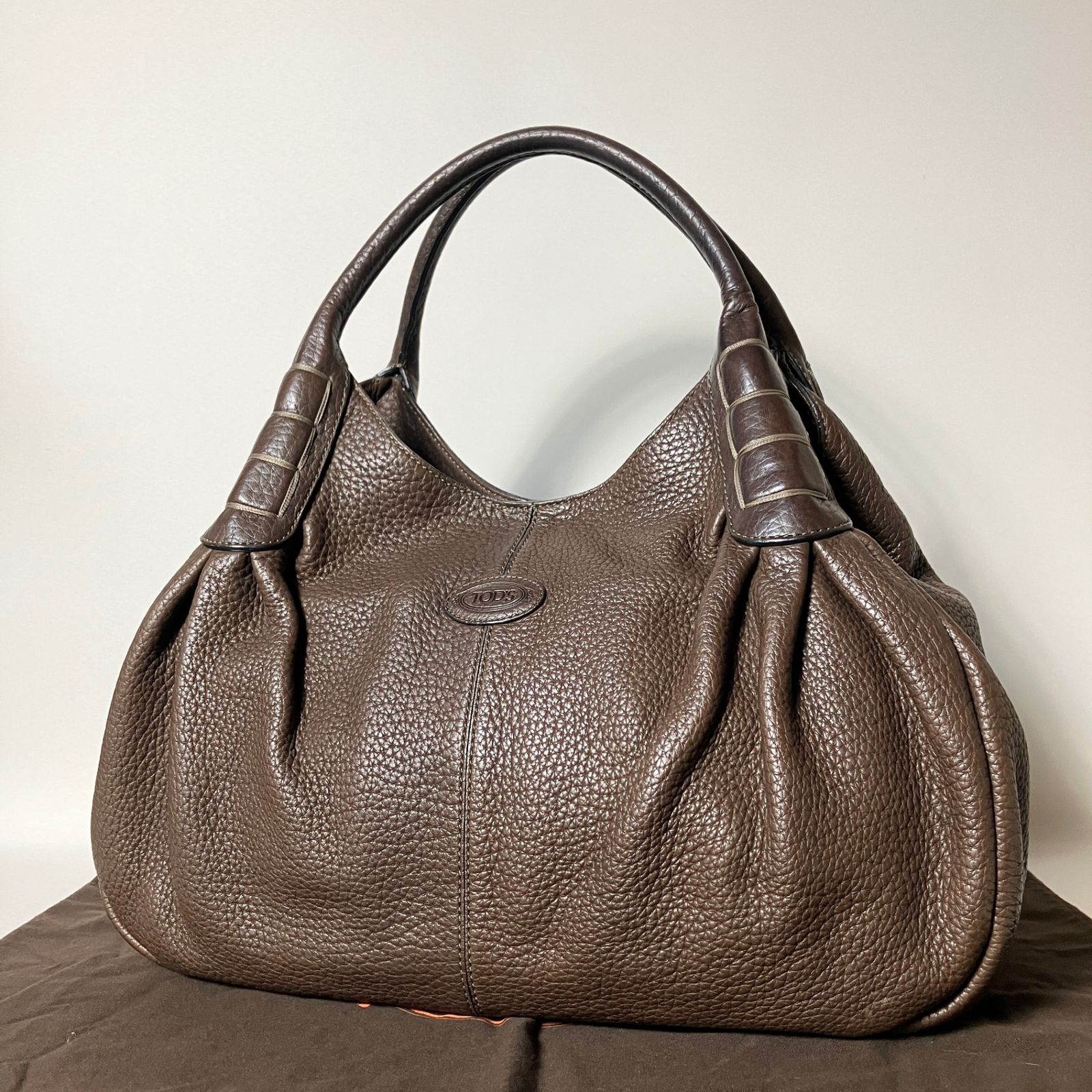 トッズ ハンドバッグ美品 ブラウン レザー 【公式通販】