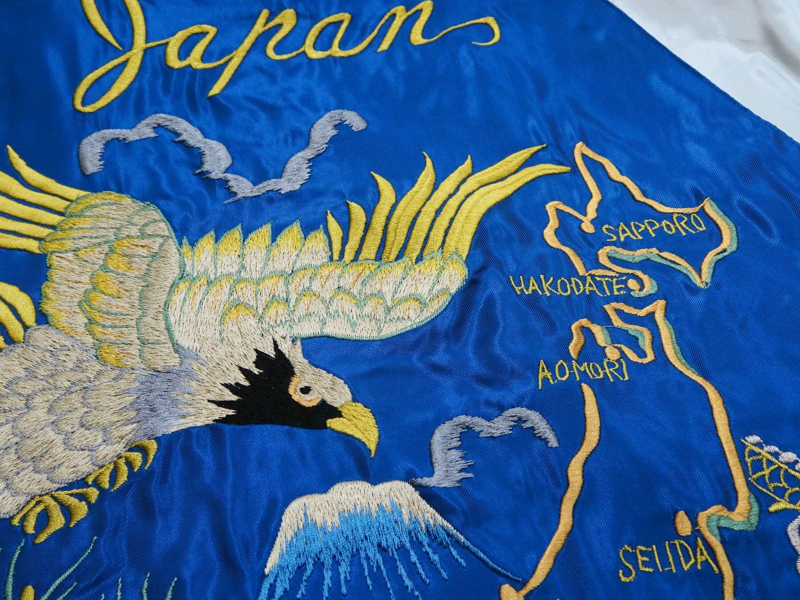 テーラー東洋 スカジャン TT15840 別珍 x サテン GOLD DRAGON 龍