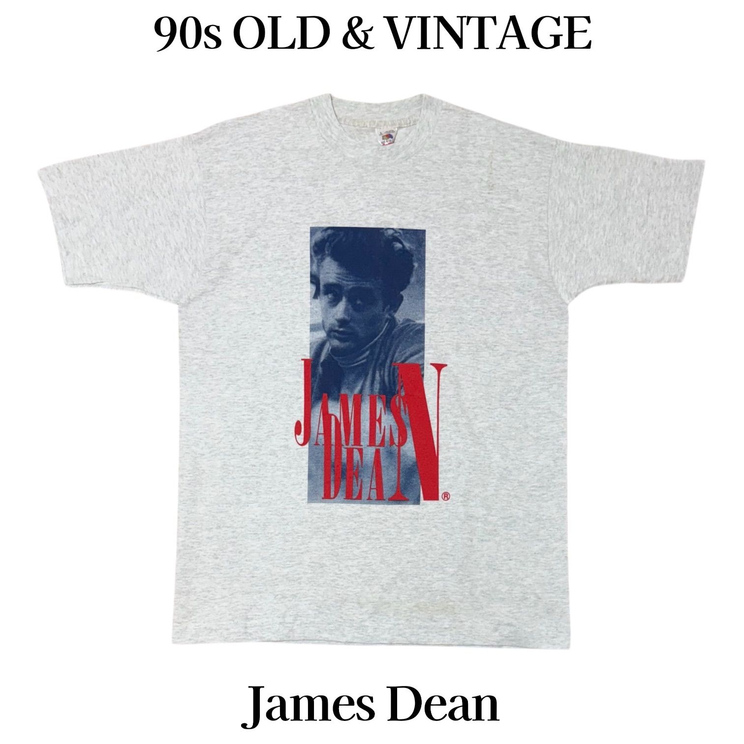 古着 90s ジェームス ディーン Tシャツ USA製 グレー L 当時物 