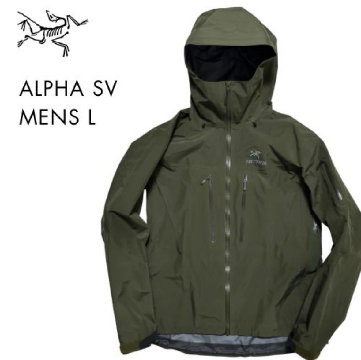 アークテリクス アルファSV メンズL カーキ tatsu ゴアテックス ALPHA