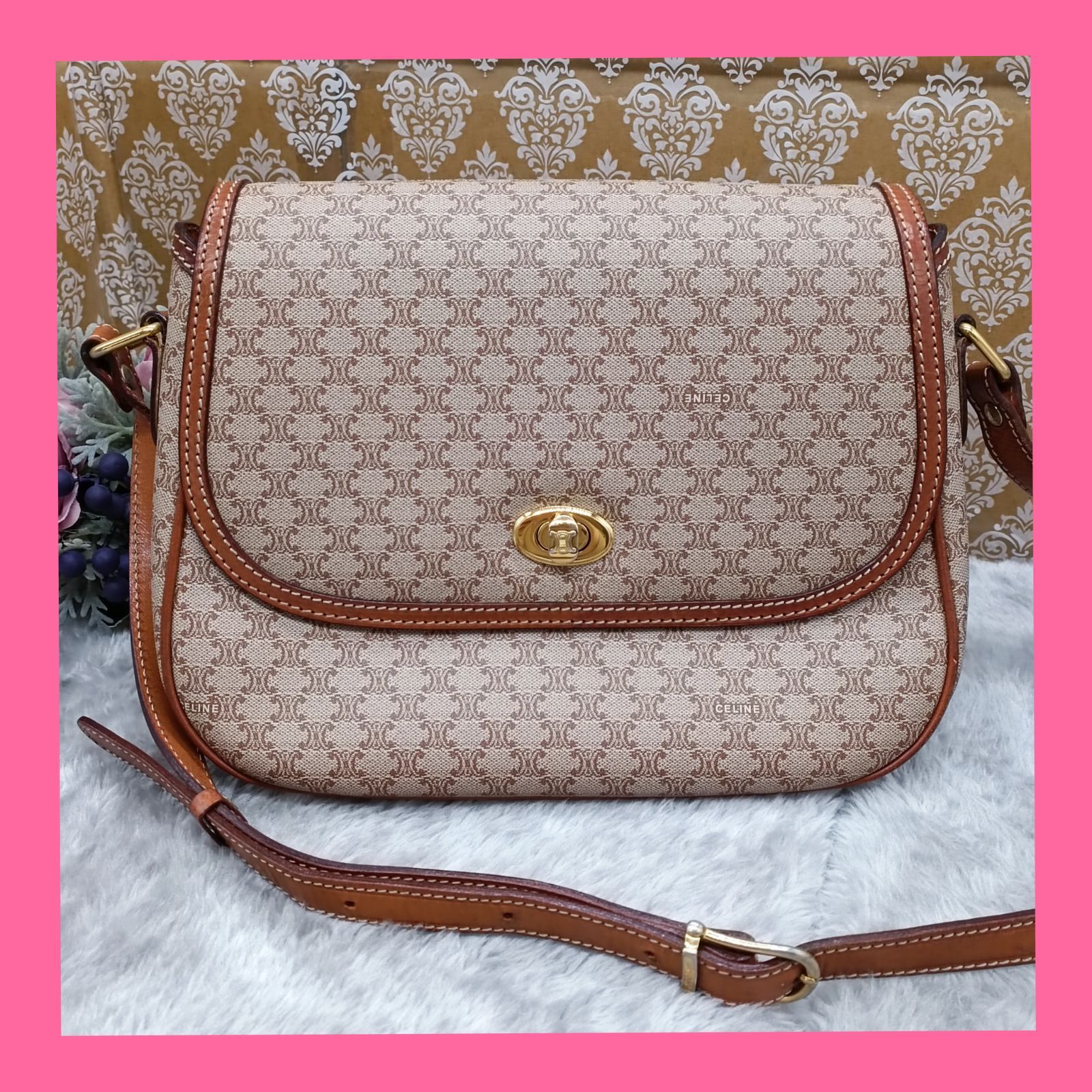 CELINE セリーヌ ショルダーバッグ 斜めがけ PVC セリーヌ