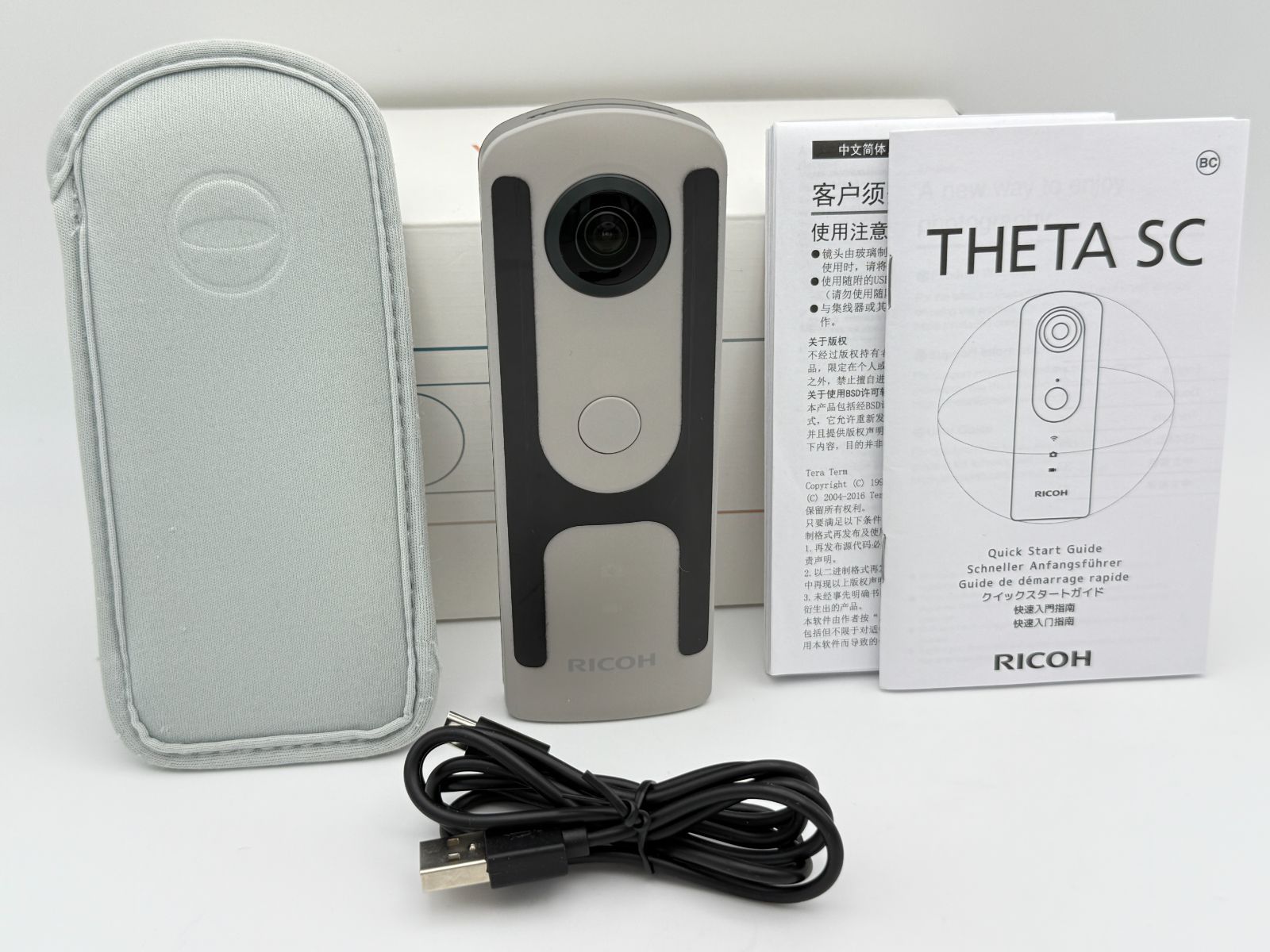 RICOH THETA SC ベージュ リコー シータ 360度カメラ - メルカリ