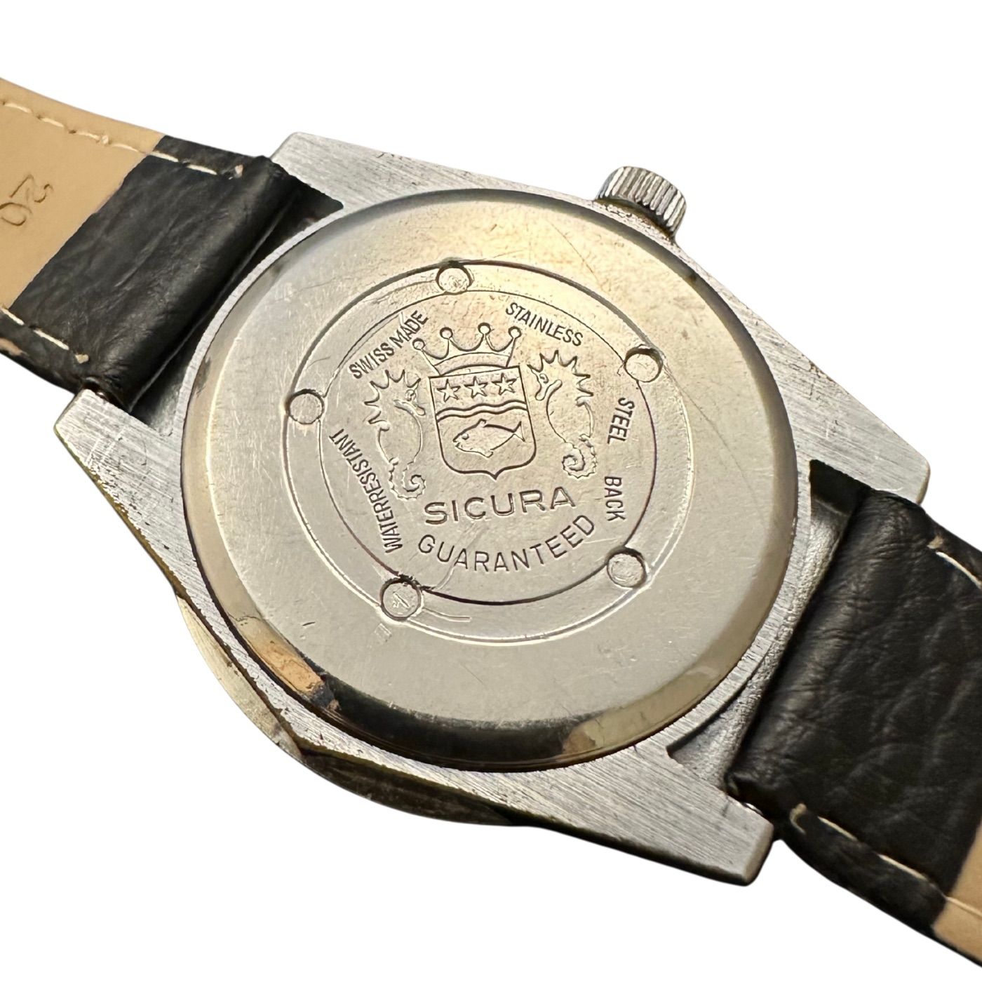 SICURA vintage divers シクラ ヴィンテージウォッチ ダイバーズ 手 