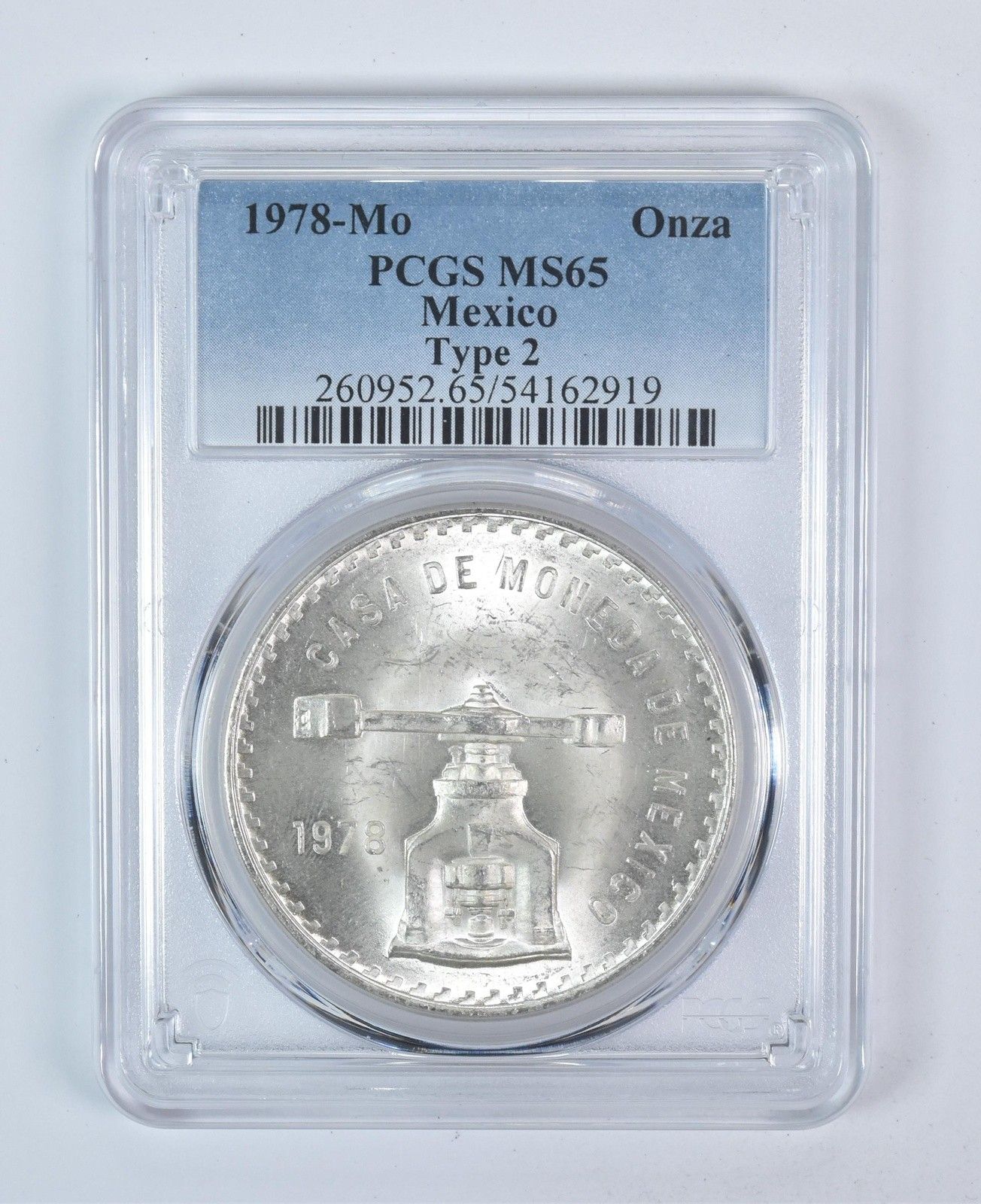 1978年 モ・メキシコ・オンザ・シルバー タイプ2 MS65 PCGS ブルー