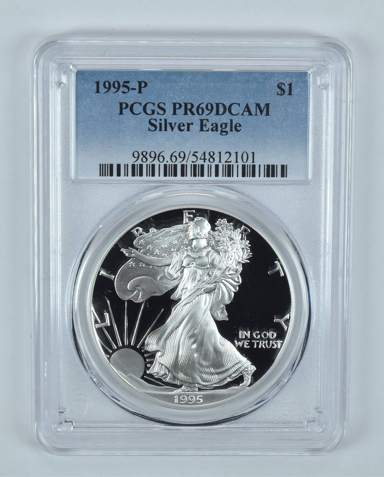 1995-P アメリカン シルバー イーグル PR69 DCAM PCGS ブルーラベル
