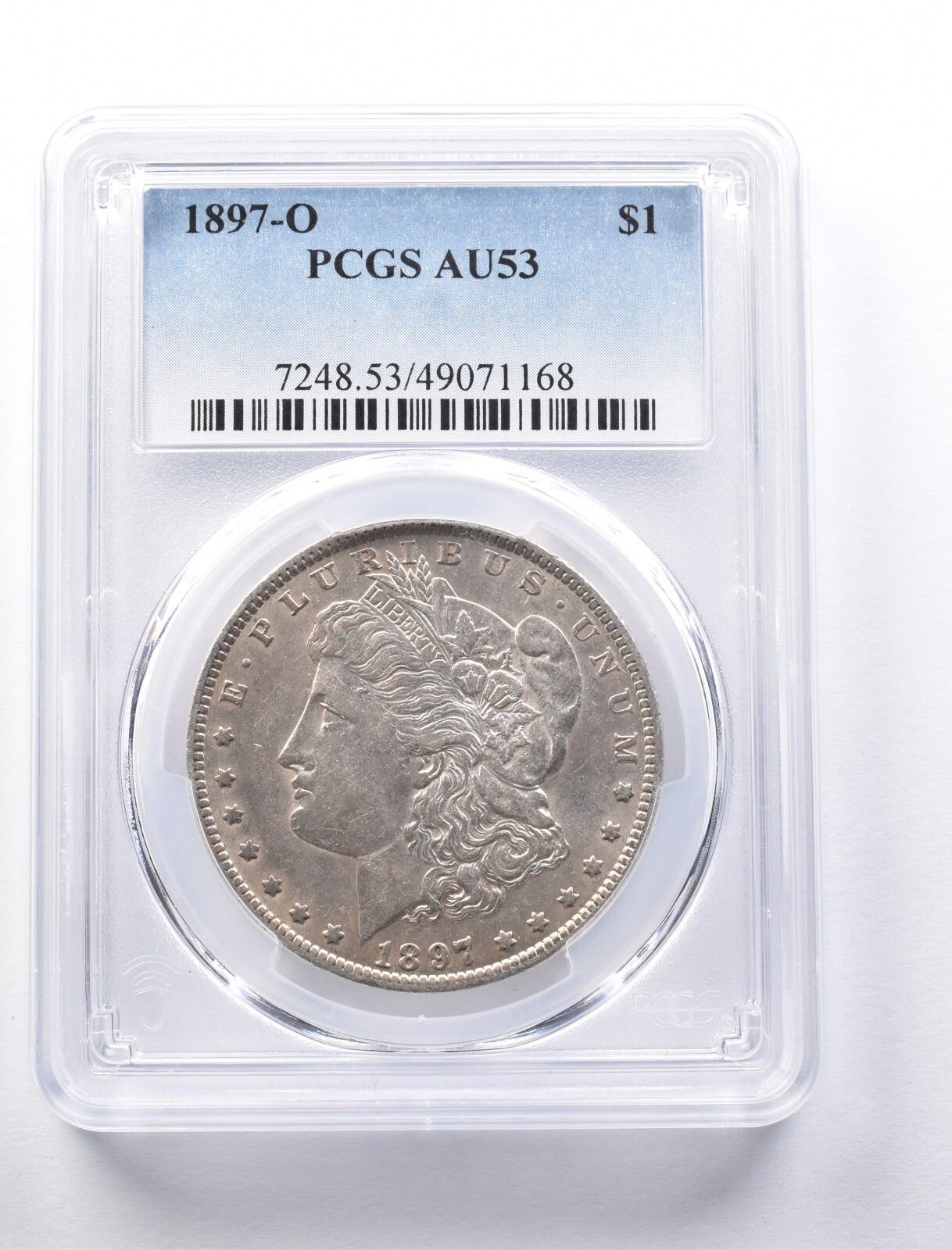 1897 O モルガン銀貨 AU 53 PCGS 1040