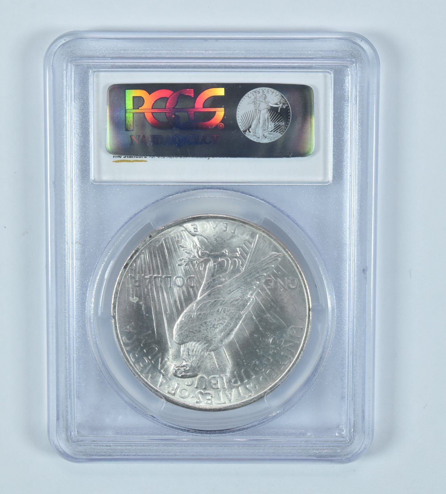 1923年 ピースシルバードル MS 65 PCGS ブルーラベル