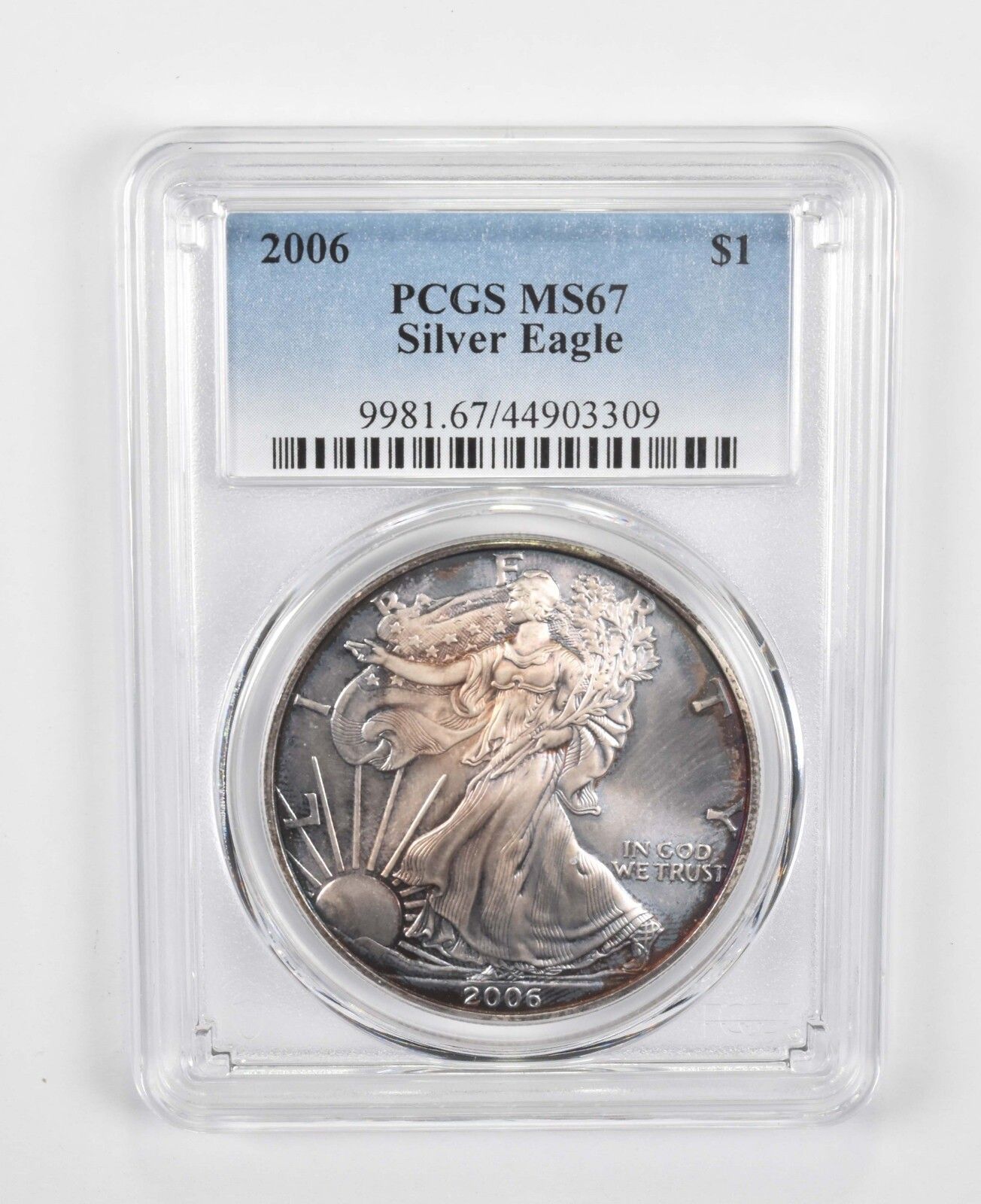 MS67 2006年 アメリカンシルバーイーグル - PCGS インセインT *0819
