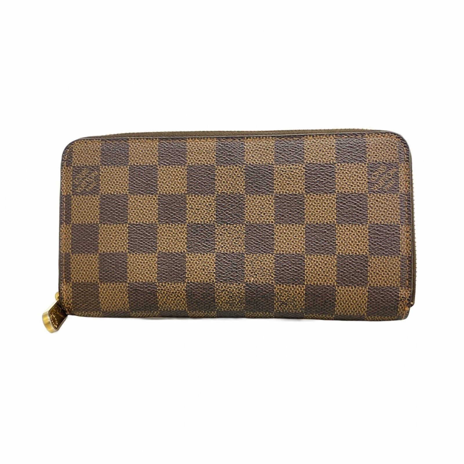 美品ルイヴィトン ダミエ エベヌ ジッピーウォレット N60015 箱付き ルイ・ヴィトン(Louis Vuitton) ルイ・ヴィトン 長財布 ダミエ