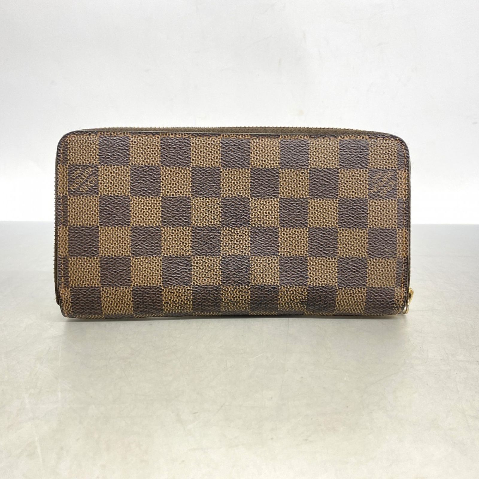 【5pb1990】ルイヴィトン 長財布 ダミエ ジッピーウォレット N60015 エベヌ【中古】レディース ルイ・ヴィトン(Louis Vuitton) ルイ・ヴィトン 長財布 ダミエ