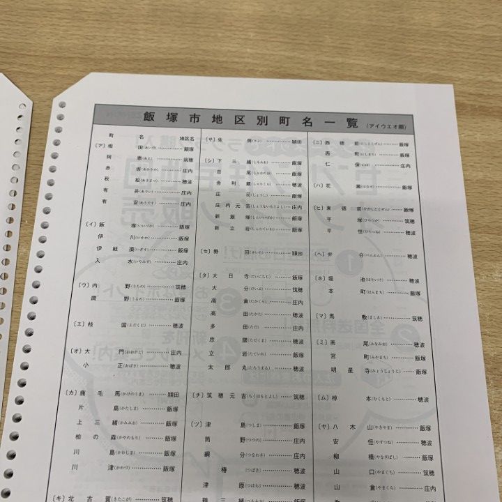 △01)【1点限り!】ゼンリン住宅地図 福岡県 飯塚市1(飯塚)/ZENRIN/2019