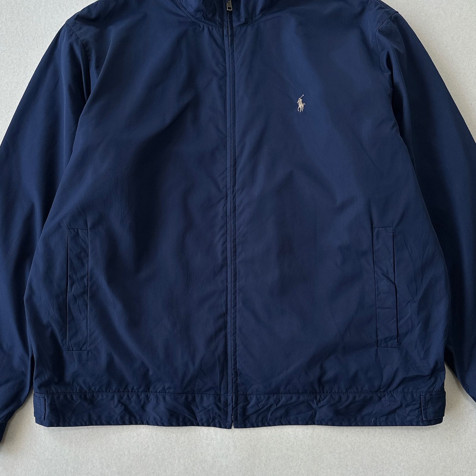 90s Ralph Lauren 短丈ブルゾン　茄子紺フェード　スウィングトップ 90s Ralph Lauren スウィングトップ 茄子紺フェード 短丈ブルゾン