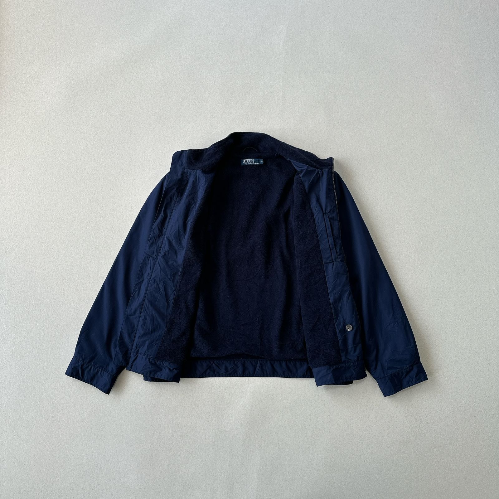 至高のXL】90s 短丈 幅広 Polo by Ralph Lauren インナーフリースJKT