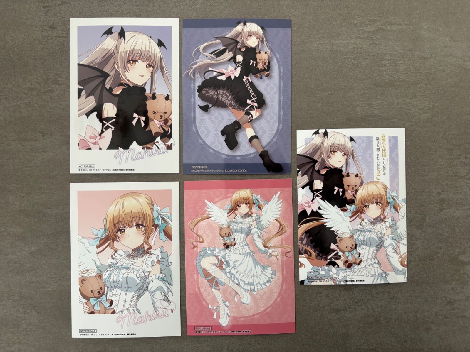 お隣の天使様 ブロマイド まとめ売り お隣の天使様ゲーマーズ特典ブロマイド 全5種コンプリート 天使と小