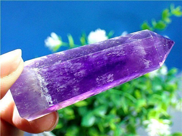 AAA級家庭円満◇天然アメジスト六角柱YT4G2/28G01A - メルカリ