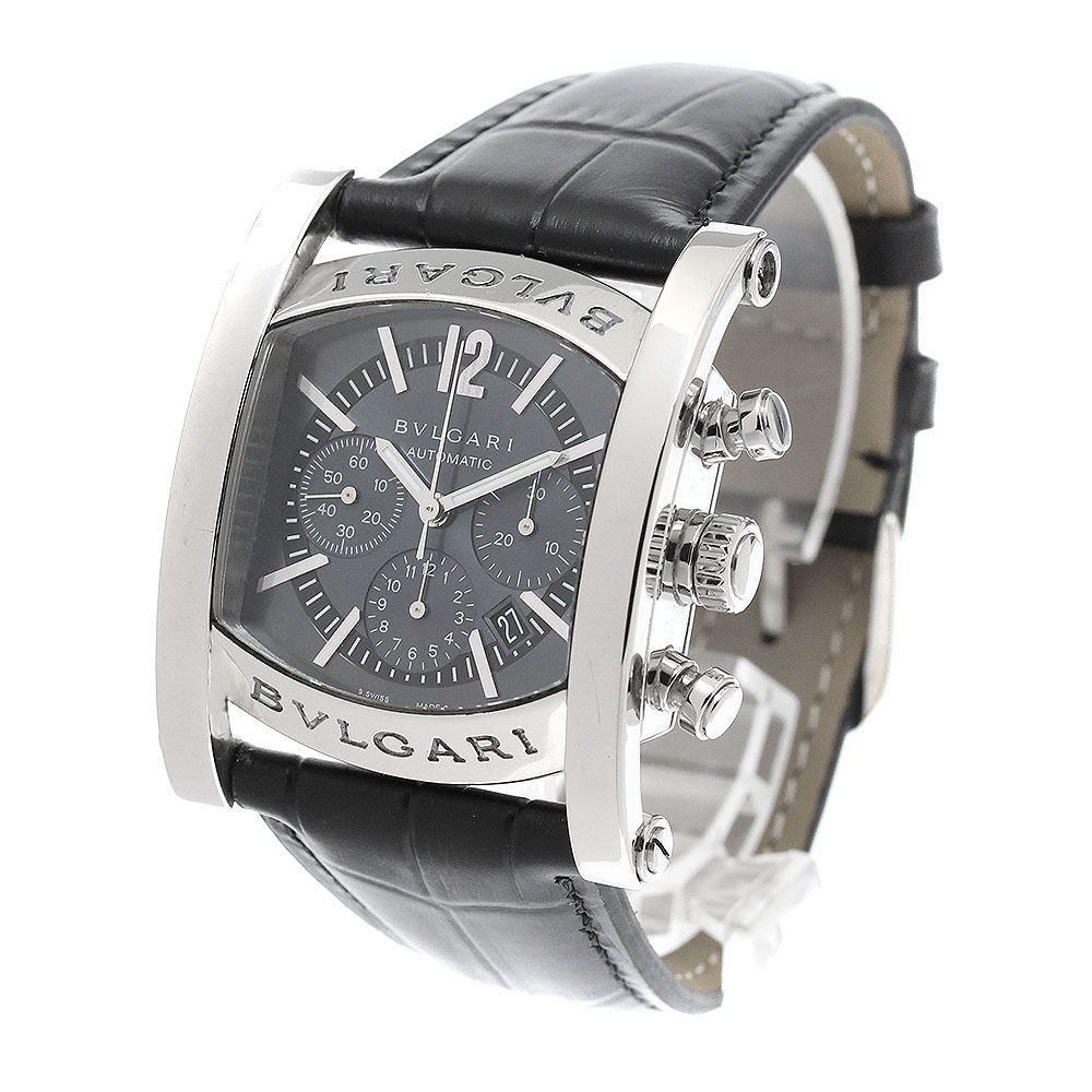 ブルガリ BVLGARI AA 44 SCH アショーマ クロノグラフ デイト 自動巻き メンズ _873153