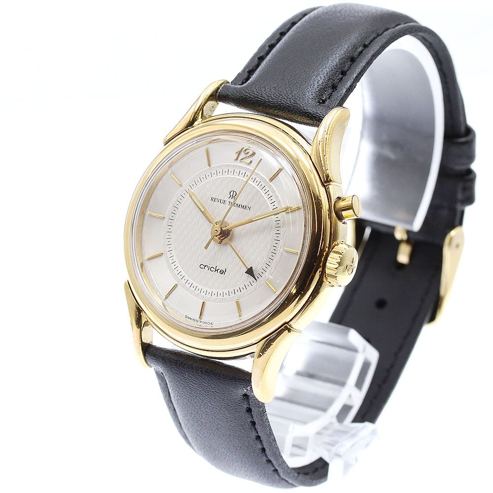 粟竹【手巻でアラーム付】レビュートーメン クリケット REVUE THOMMEN（レビュートーメン） クリケット アラーム 手巻 7922001