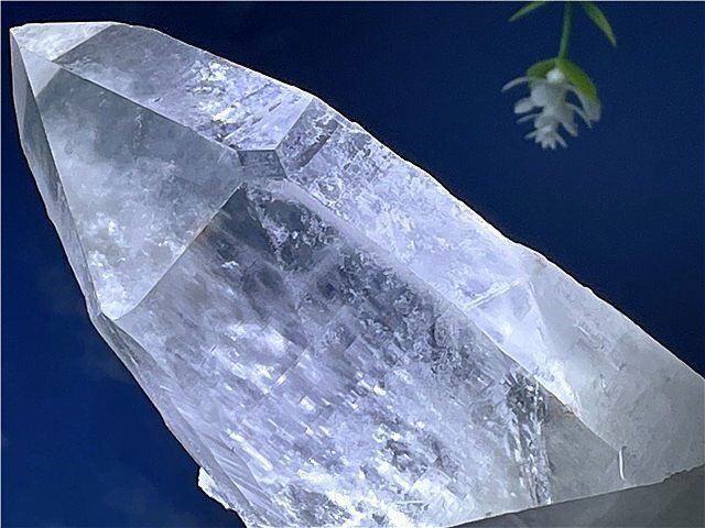 ◇超強いパワー(藍針入り)天然水晶クラスターB88B6/244B27A - メルカリ