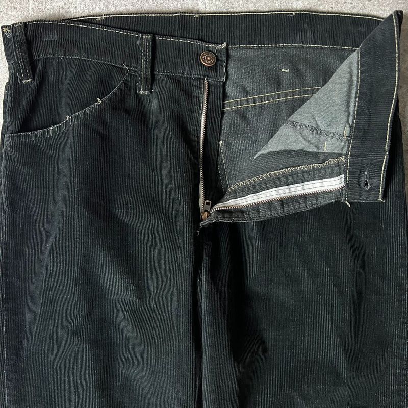 70s 80s リーバイス519後染ブラック コーズ コーデュロイ 80's Levi's