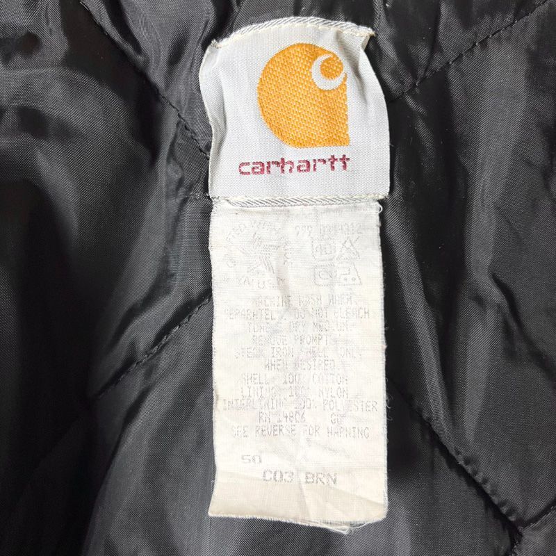 90s MADE IN USA ダックジャケット キルティングライナー 企業ロゴ 90s MADE IN USA ダックジャケット キルティングライナー 企業ロゴ 90s