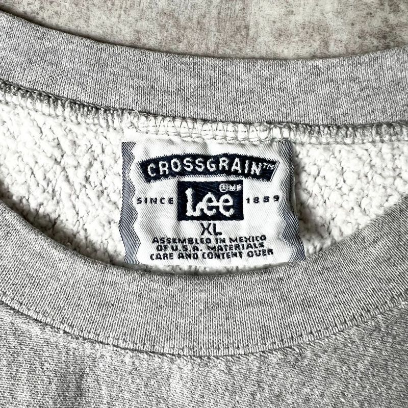90s Lee 両面 カレッジ プリント RWタイプ スウェット トレーナー XL