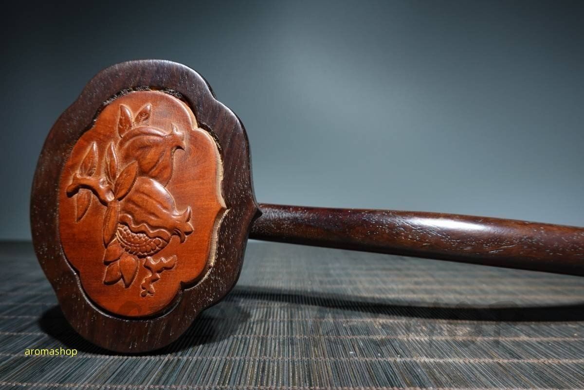 中国美術 唐 古黄楊木 細密彫り 如意 法具 中国美術 唐 古黄楊木 細密彫り 如意 法具 美術品 | 可通過Doorzo進行