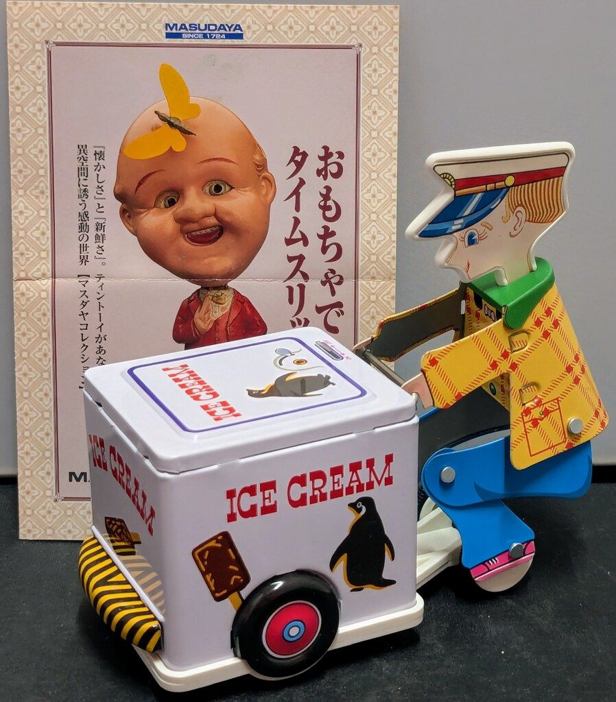 増田屋コーポレーション プルバックブリキ ミニ アイスクリーム