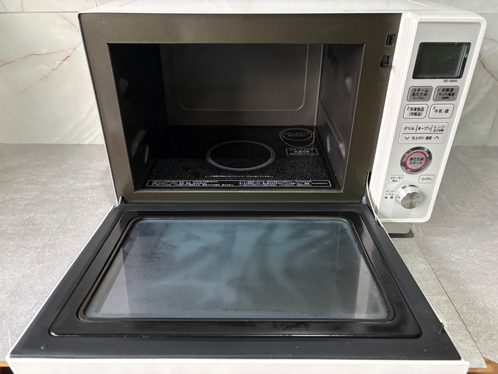 SHARP シャープ 電子レンジ オーブンレンジ RE-S800-W 2019年製 - メルカリ