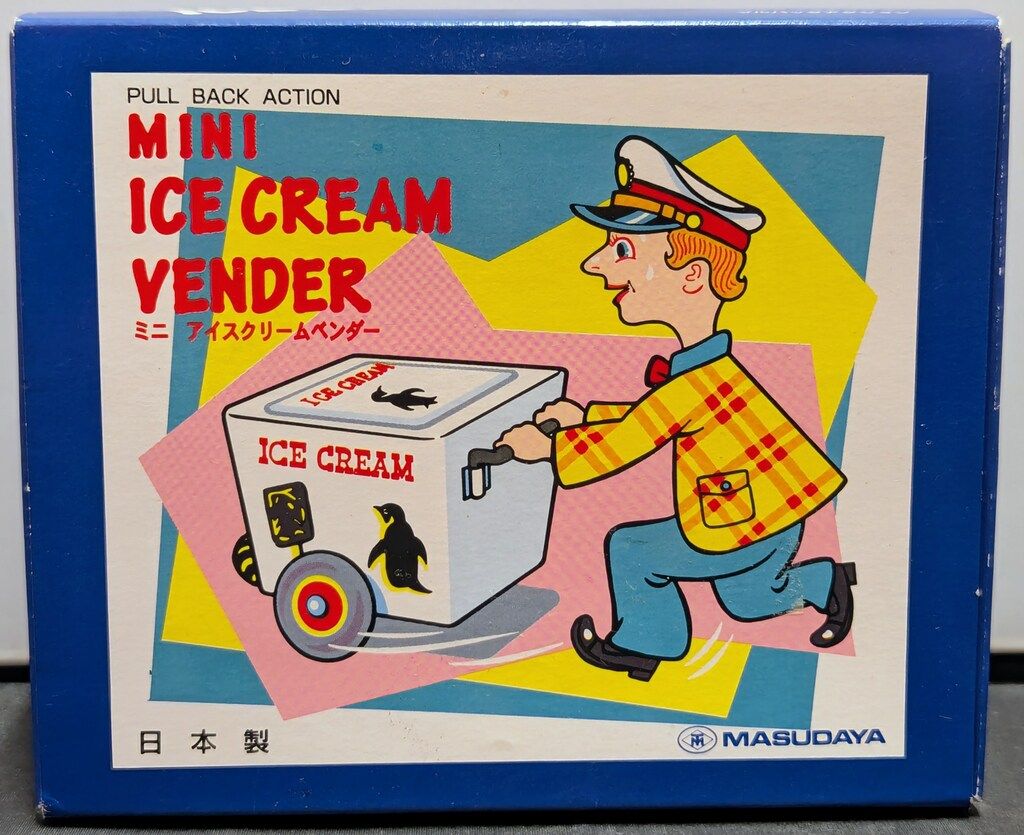 増田屋コーポレーション プルバックブリキ ミニ アイスクリーム